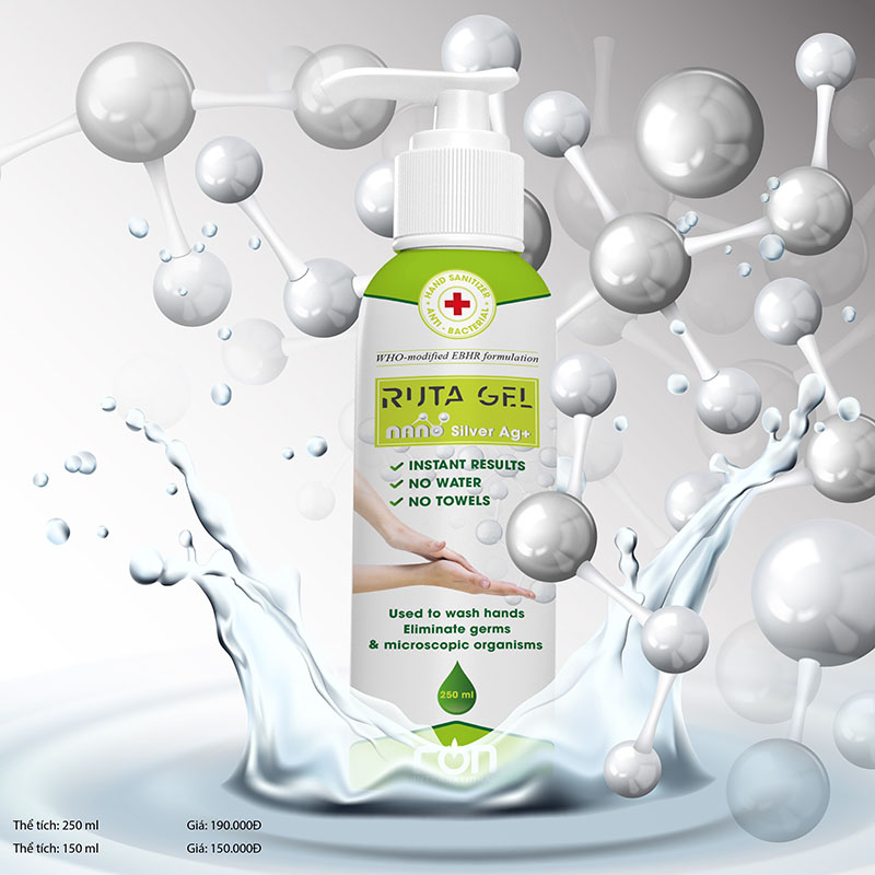 Nước Rửa Tay Khô Ruta Gel của Ron Internation